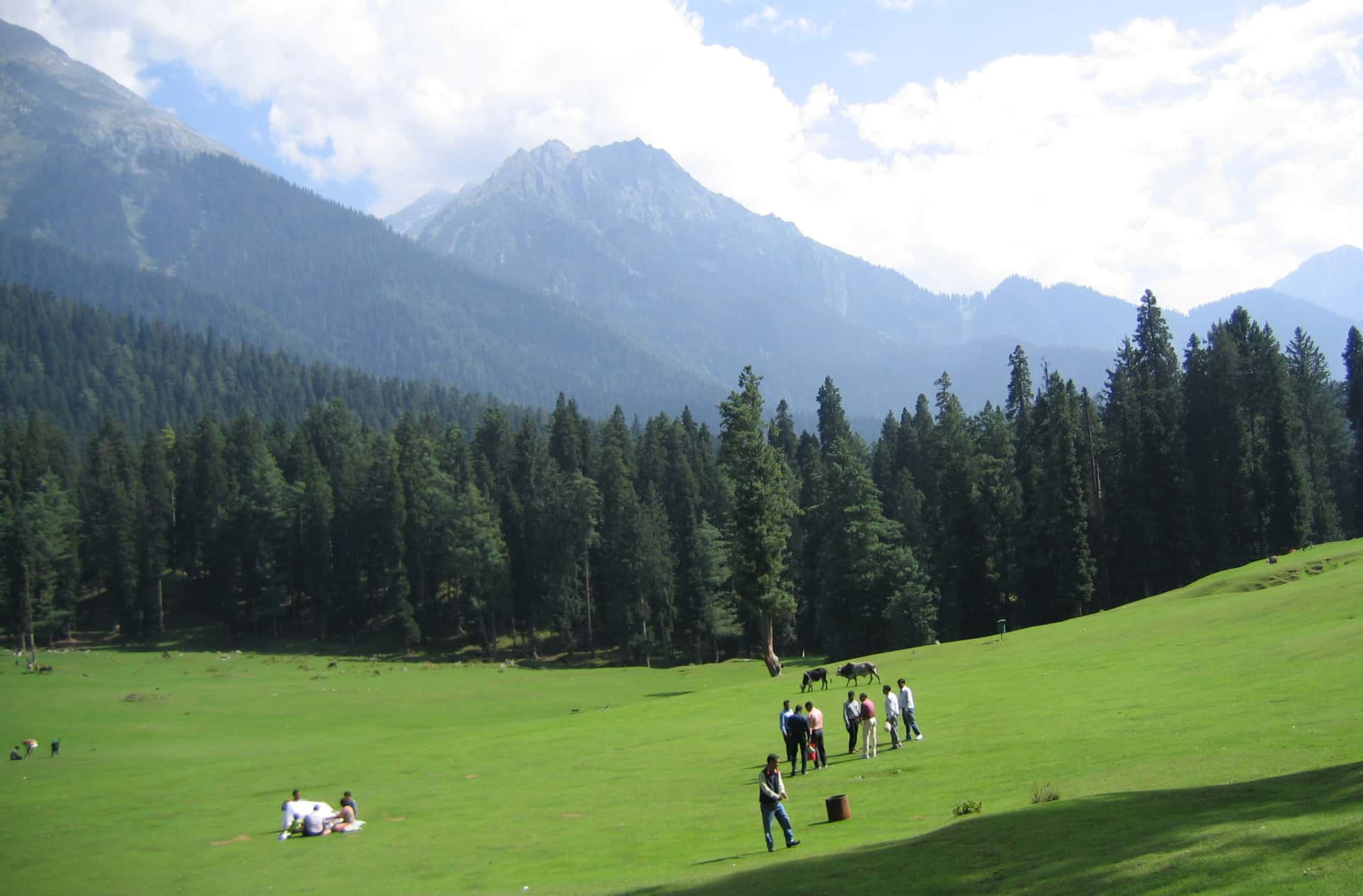Baisaran Hills in Kashmir