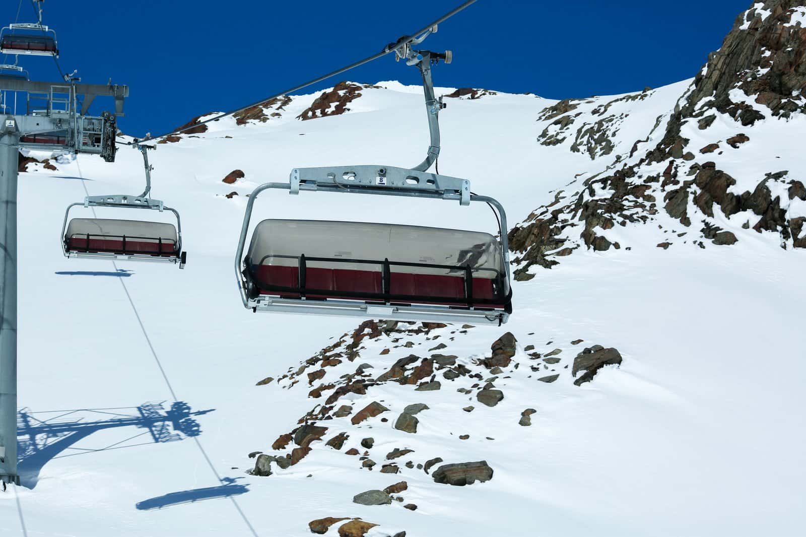 Eternal snow glacier-Mt. Titlis in Switzerland