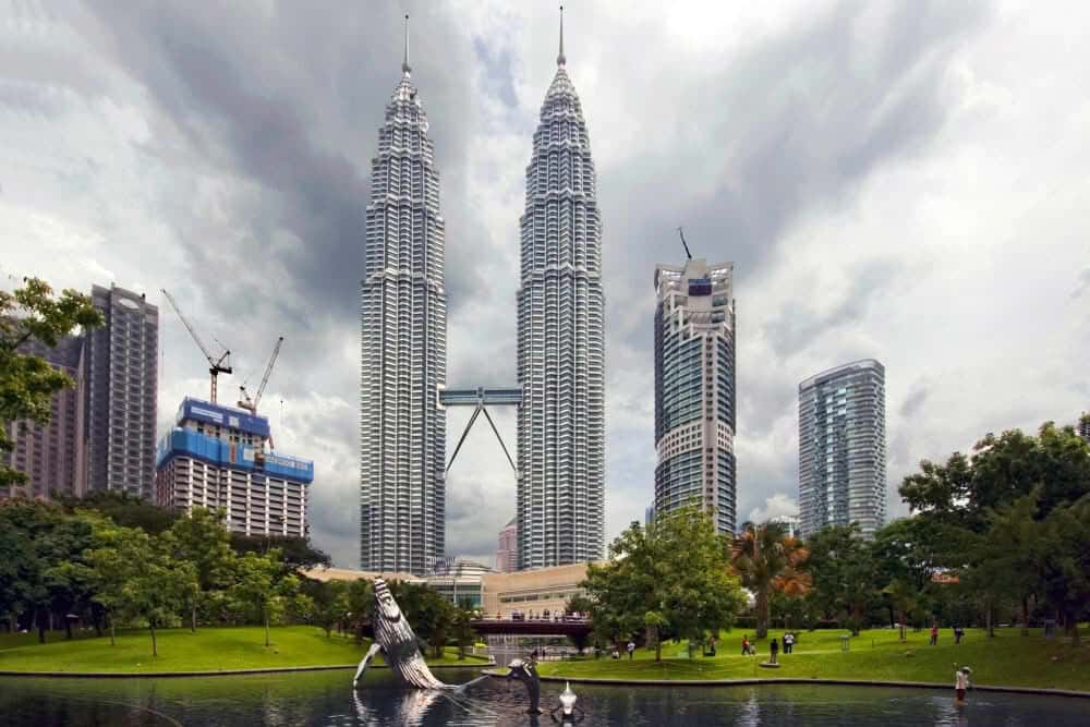 Take a stroll in KLCC Park in Malaysia
