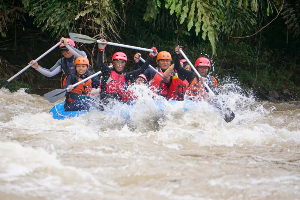 Try White water rafting in Thailand Heritage Tours