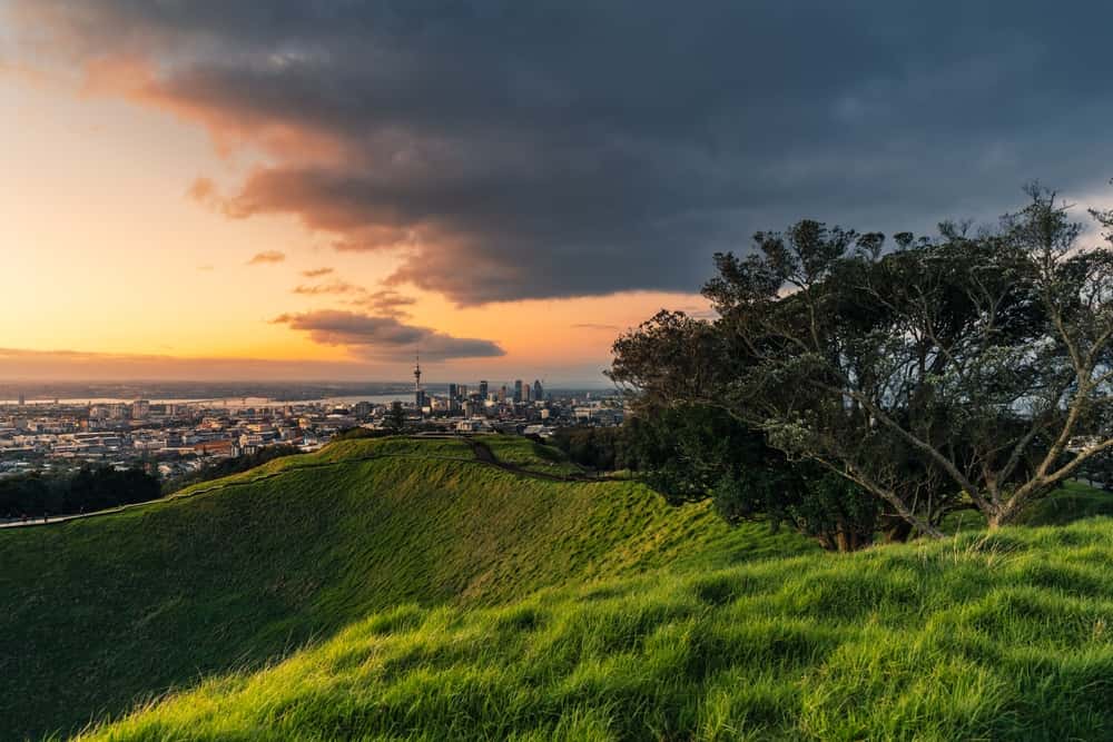 Watch The Sunset From Mt Eden in New Zealand Honeymoon Packages