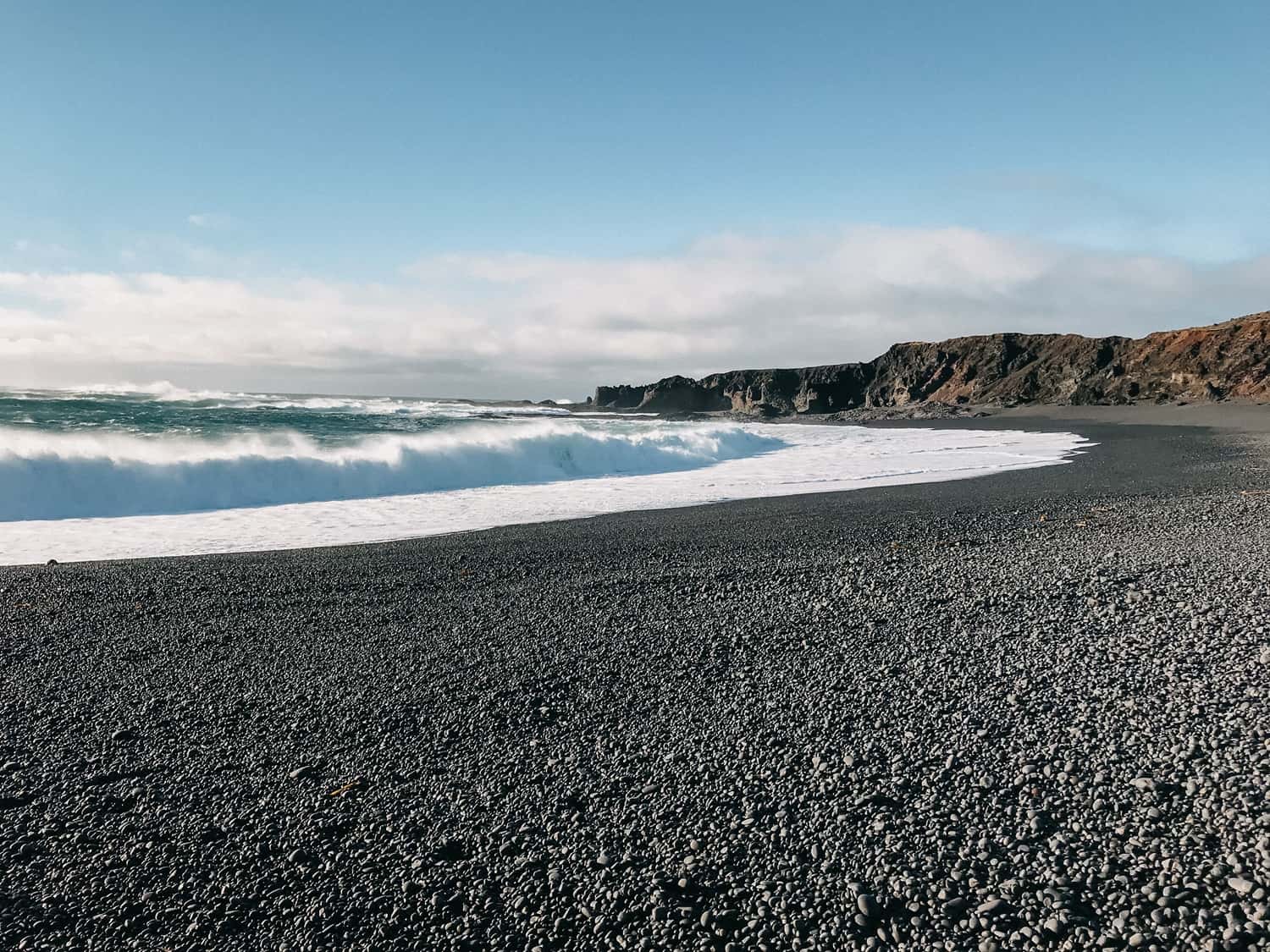 Enjoy the black sand beaches in Iceland Self Drive Tours