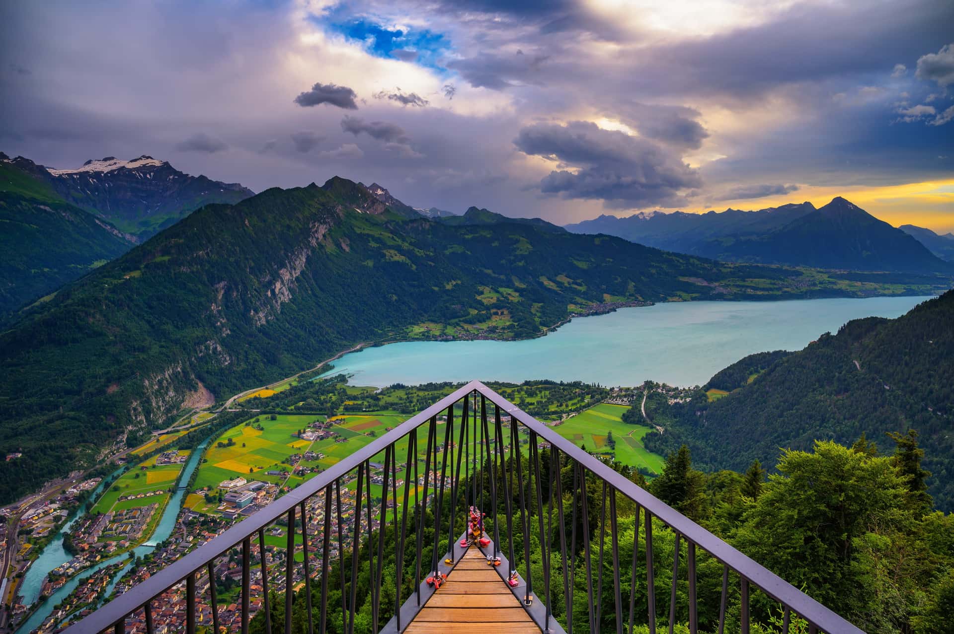 Let your heart feel peace at Harder Kulm in Switzerland
