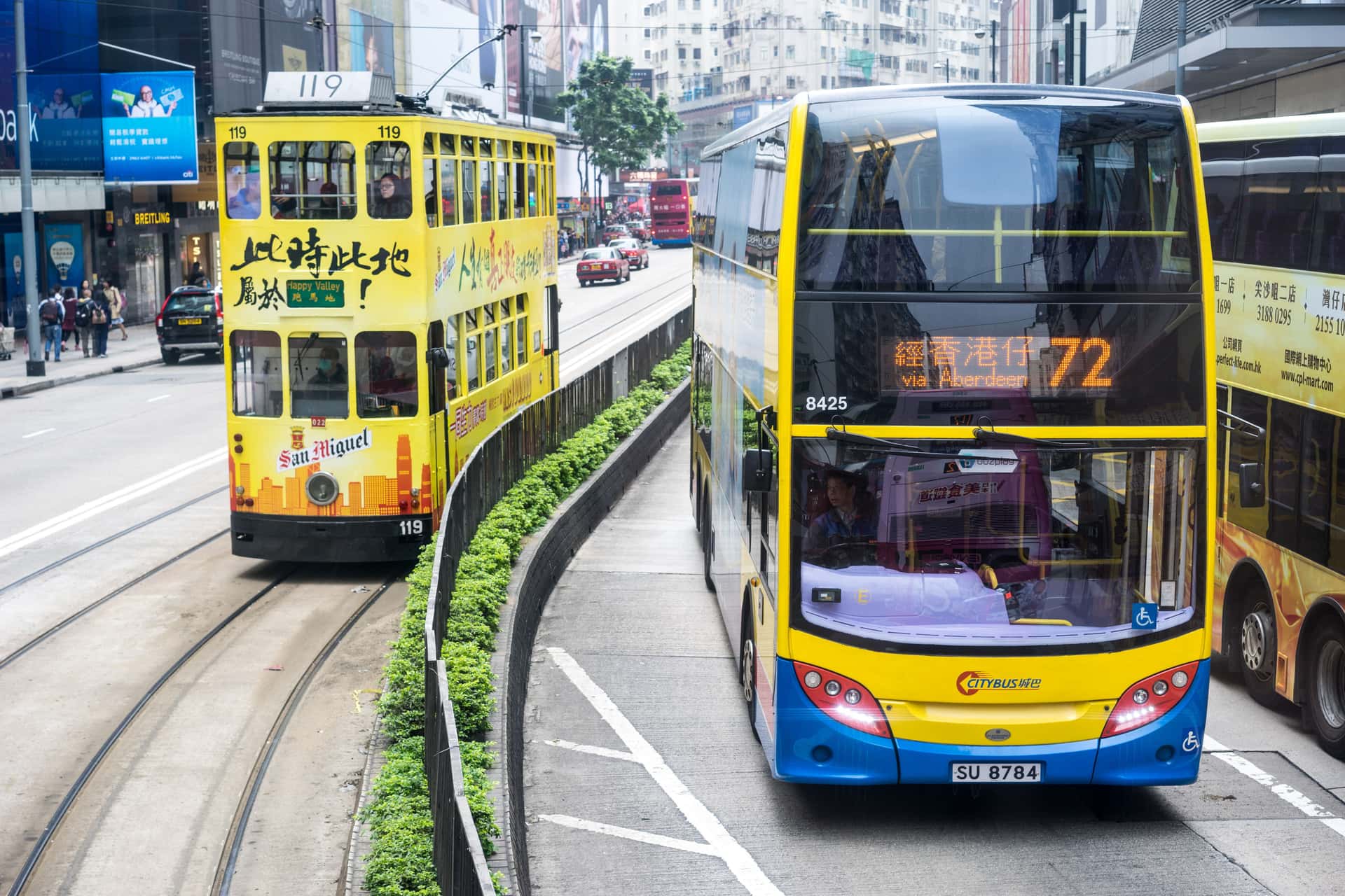 Experience riding the Dings Dings via Hong Kong Trams in Hong Kong City Break