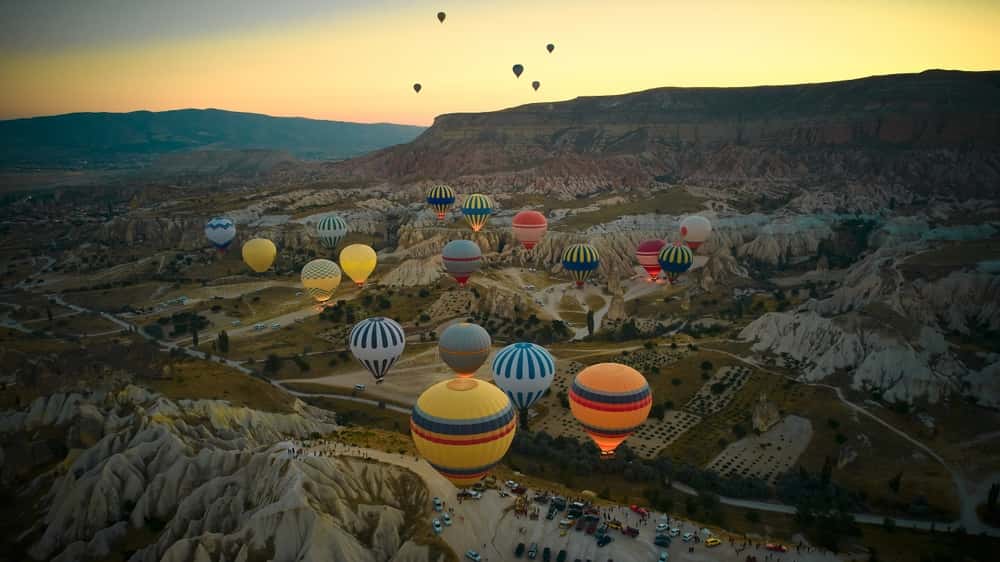 Fly Over Cappadocia In A Hot Balloon in Turkey