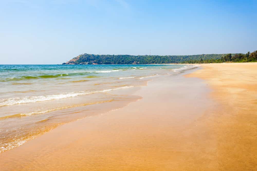 Miramar beach in Goa in All of India