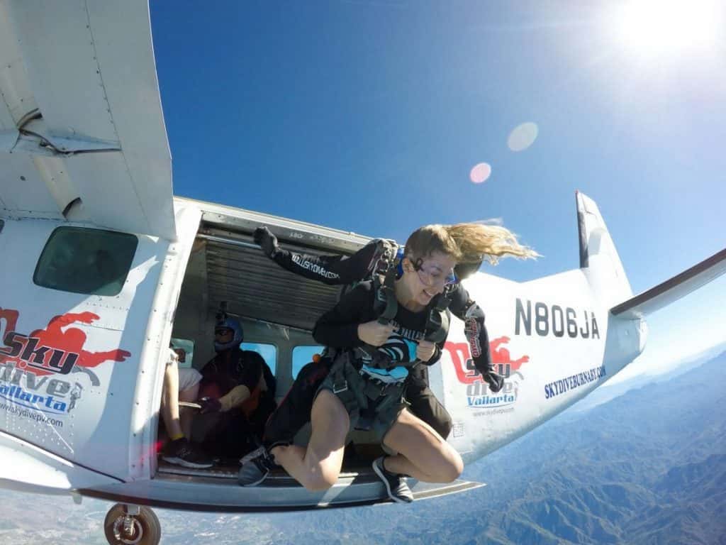 Go Skydiving in Pureto Vallart in Mexico