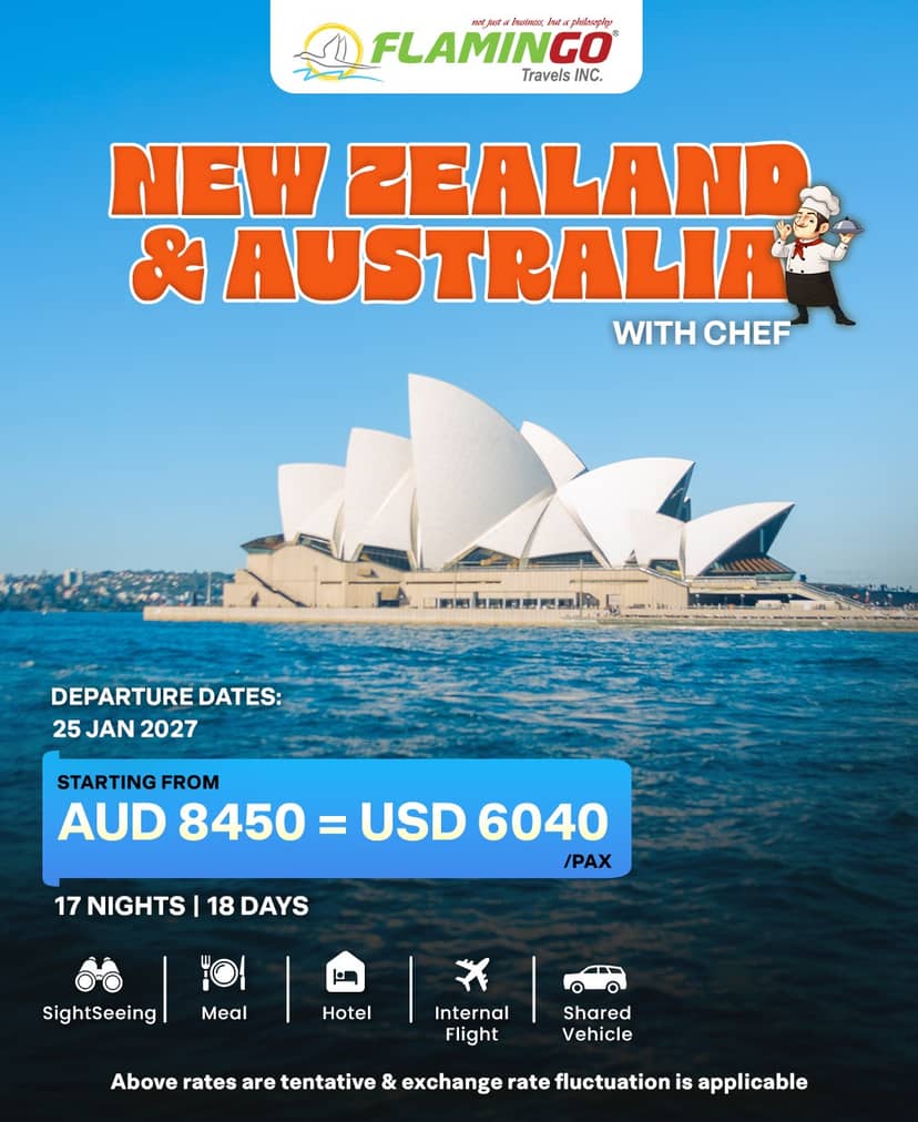 Experience New Zealand & Australia With Chef