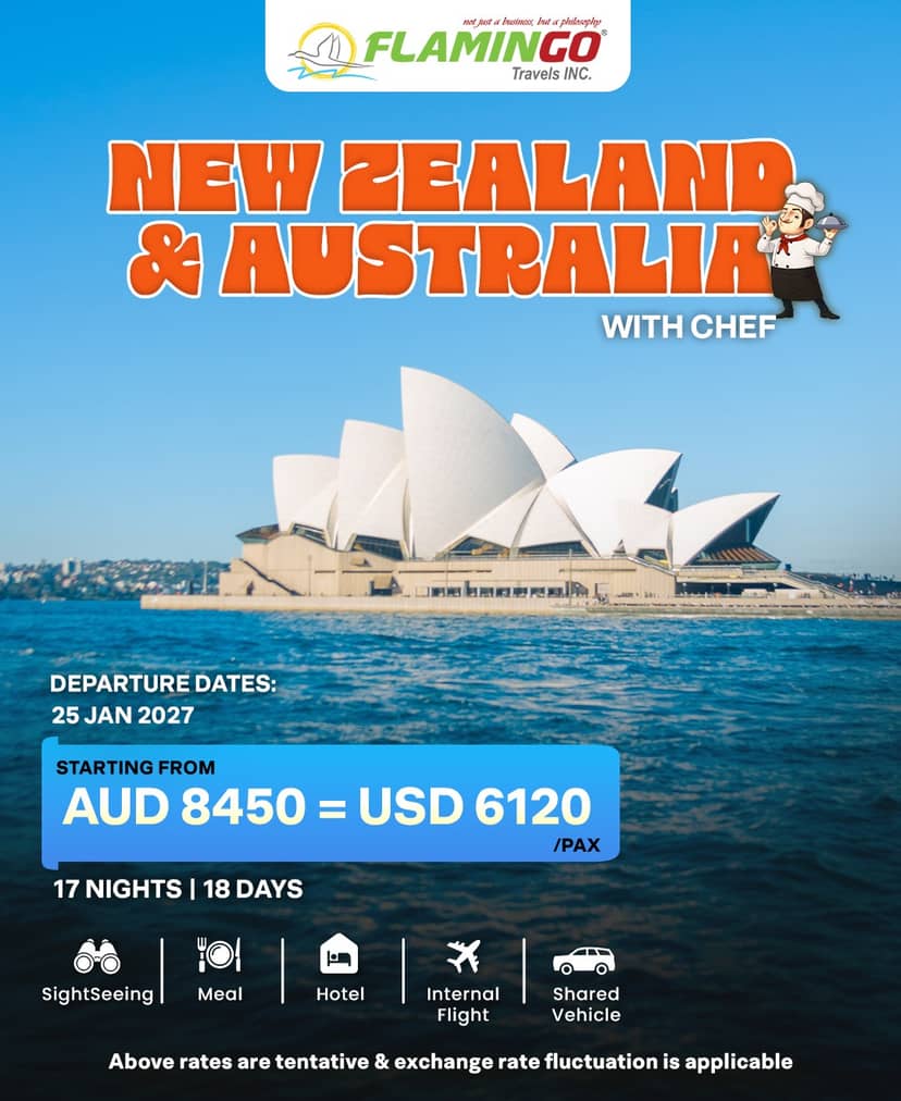 Experience New Zealand & Australia With Chef