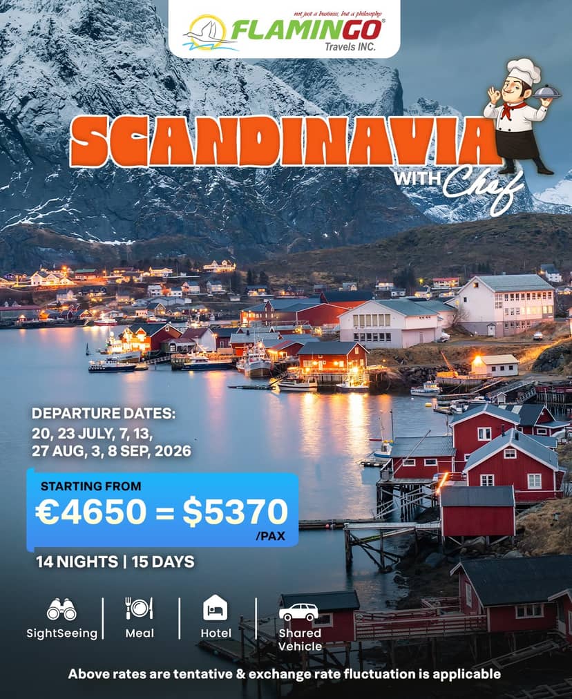 Serene Scandinavia With Indian Chef