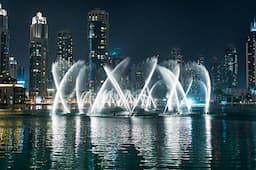 Fountain Show with Burj khalifa