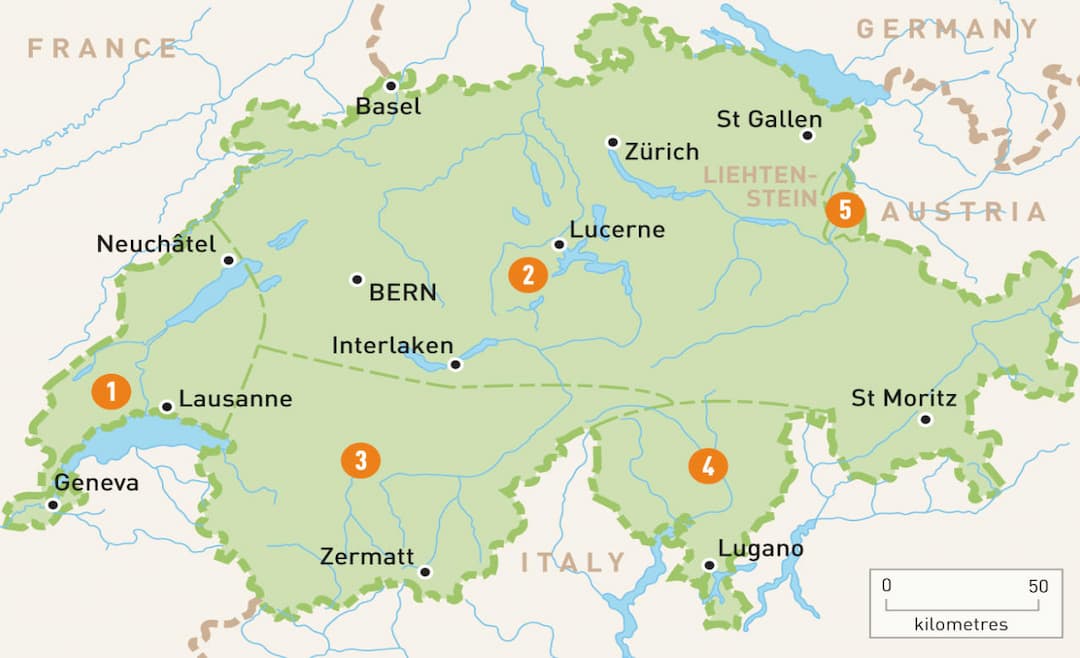 Geography in Interlaken