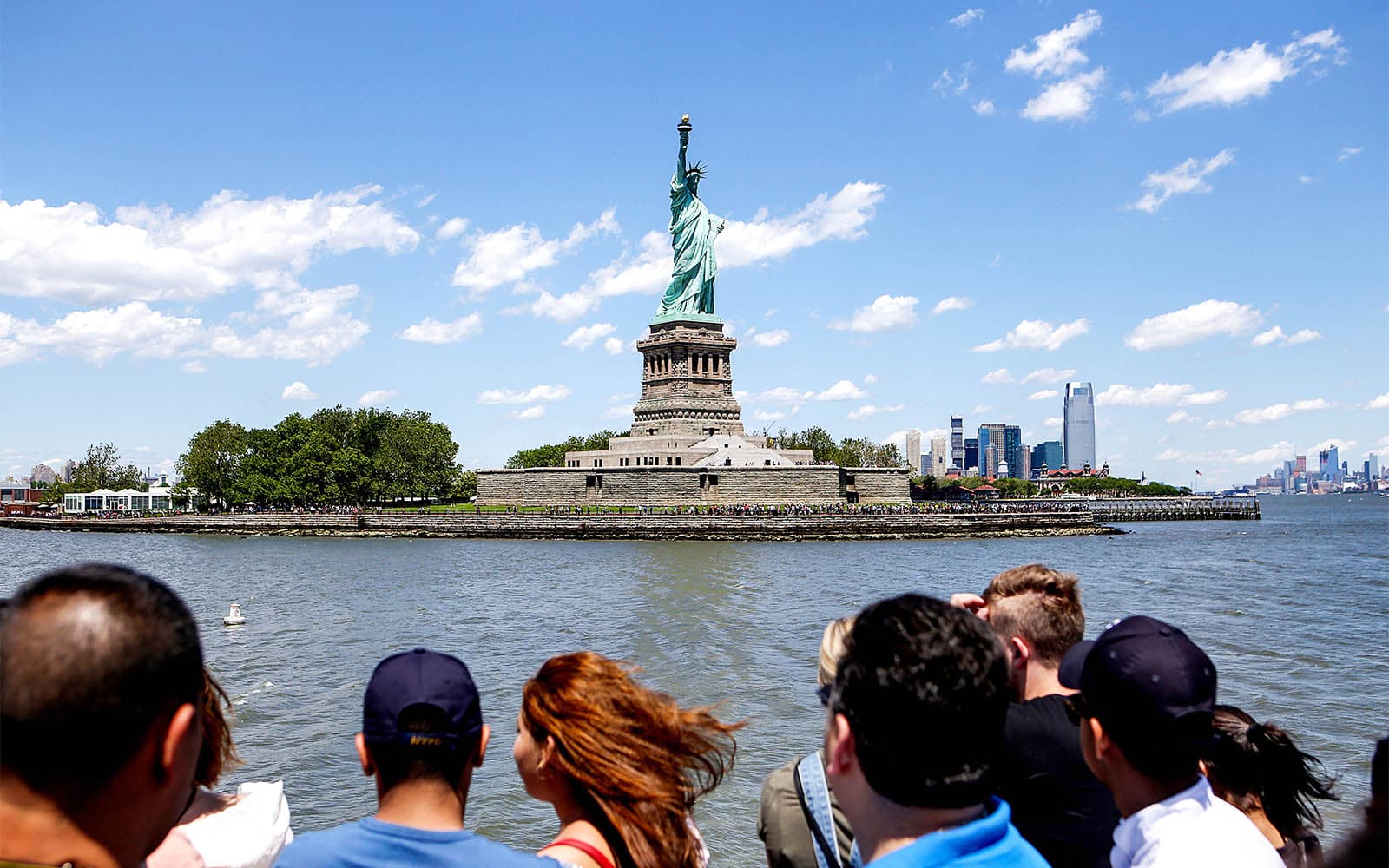 Statue of Liberty by ferry