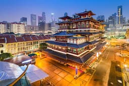 Tooth relic buddha temple