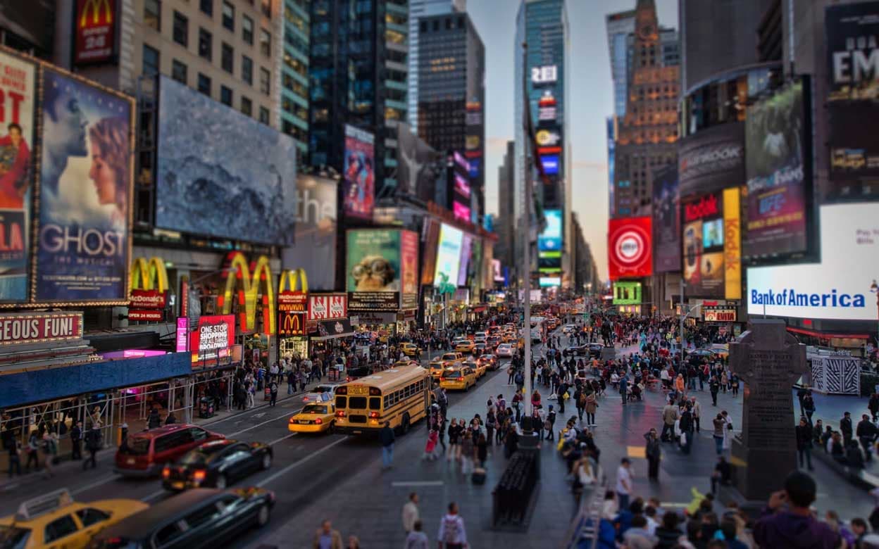 Visit to the Times Square