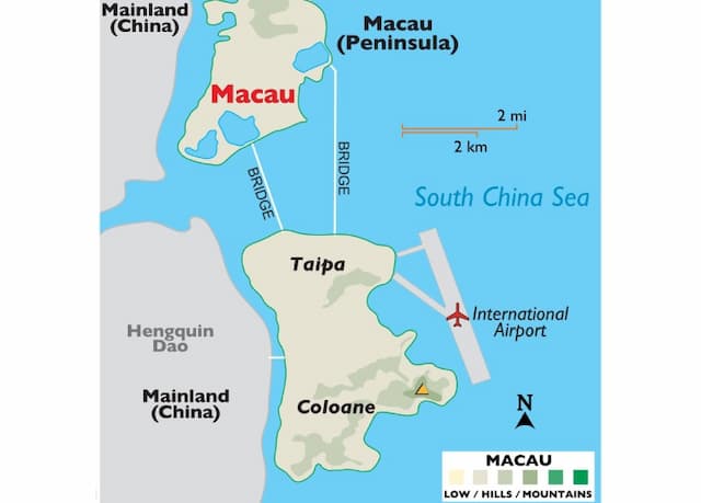 Geography of Macau in 2026 with Flamingo Travels