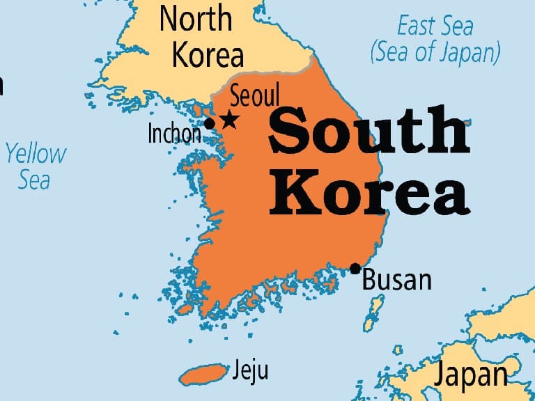 Geography in South Korea 