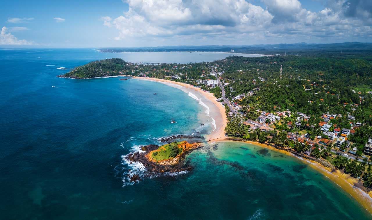tropical beach Mirissa