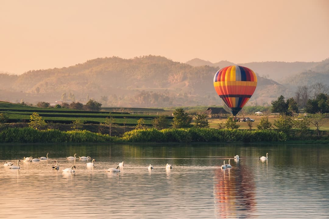 Hot Air Ballooning In Dambula