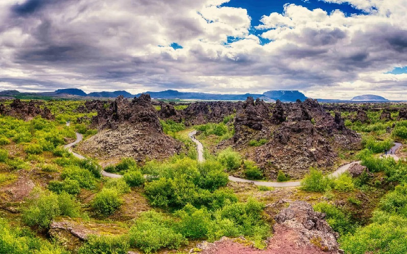 Dimmmuborgir Lava Fields