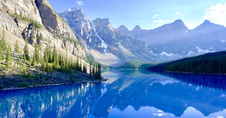 Lake Louise Moraine lake