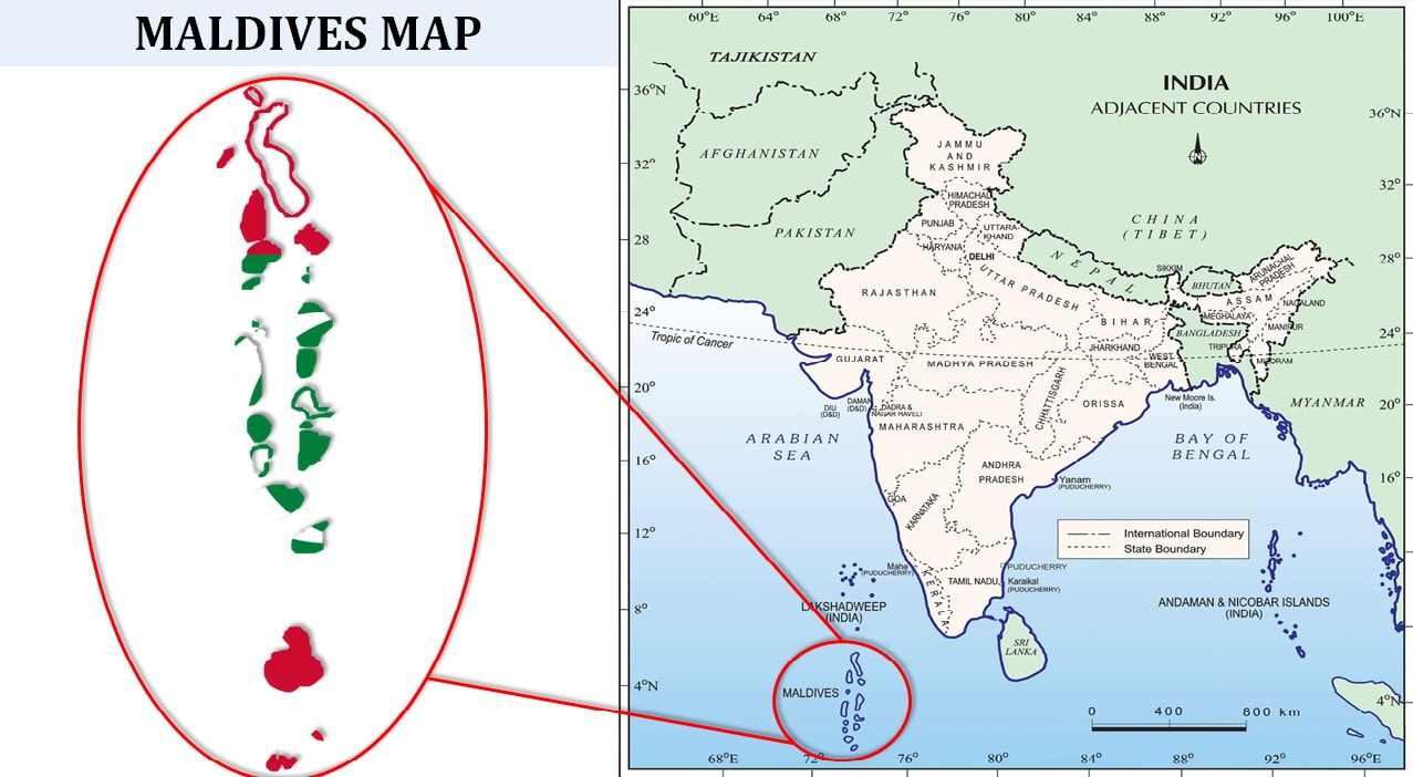 Maldives Map