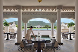 Raffles Resort Udaipur Restaurant Area