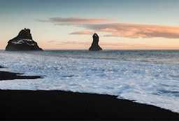 The Black Sand Beaches