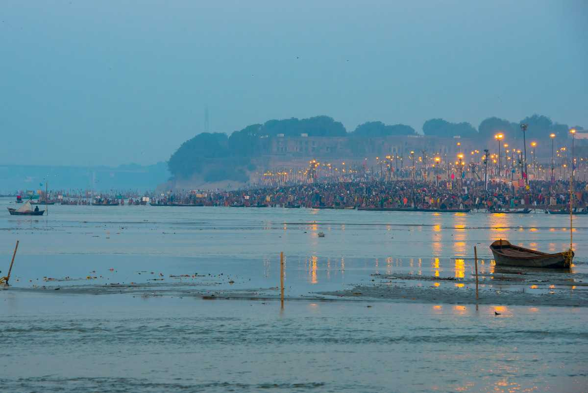 Triveni Sangam in Prayagraj