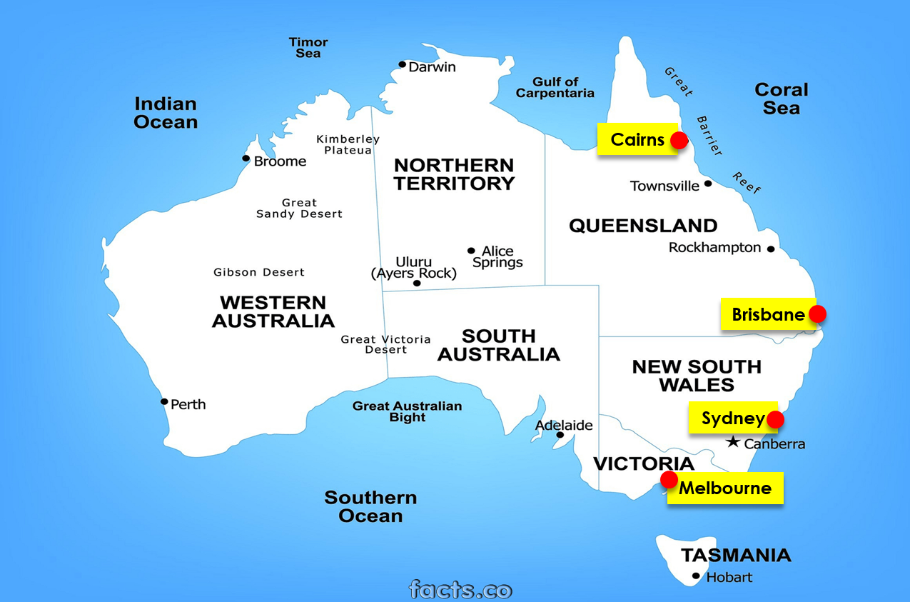 Australia Map 