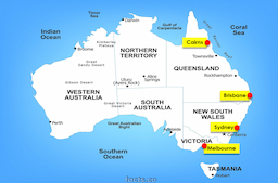 Australia Map 