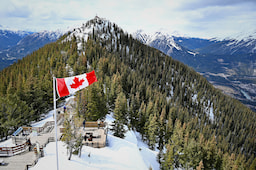 Banff Gondola On Sulphur Mountain