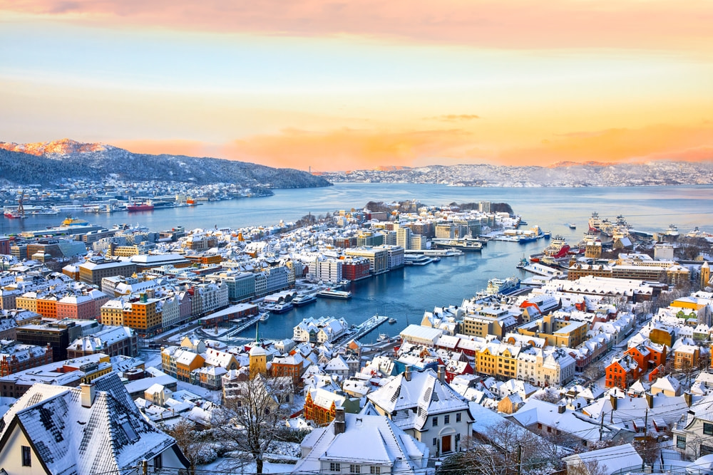 Bergen Town Winter View ` 1