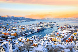 Bergen Town Winter View ` 1
