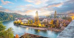 Bern Town Arial View 01