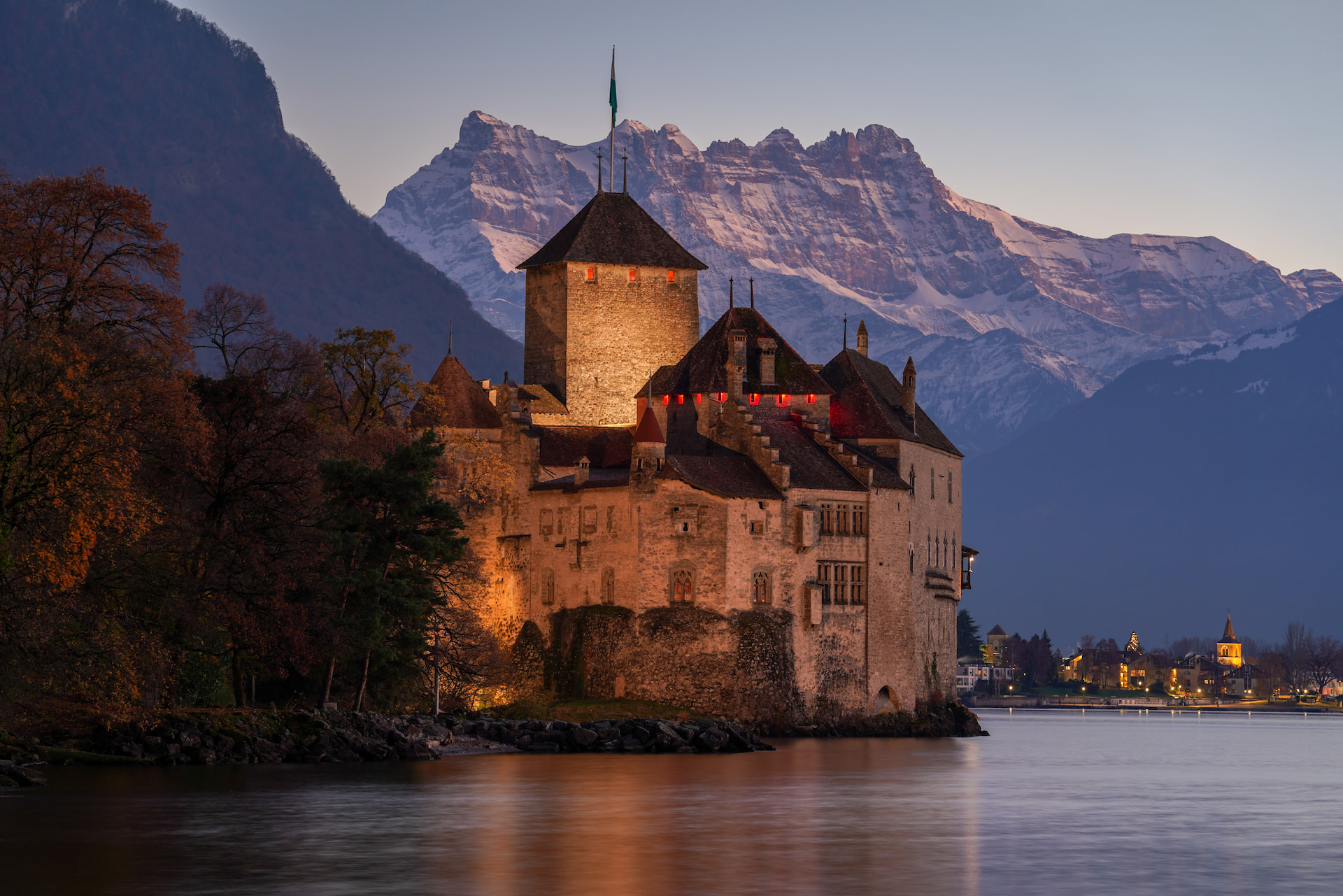 Château de Chillon with Swiss rail Pass