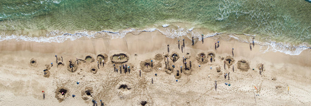 Hot Water Beach Over View