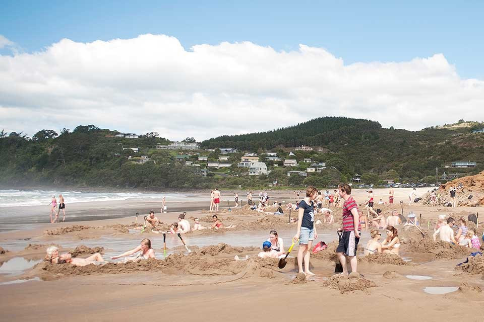 Hot water beach