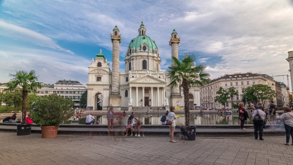 Karlsplatz Sqaure Vienna 1