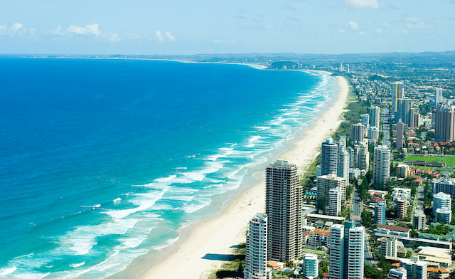 looking south gold coast