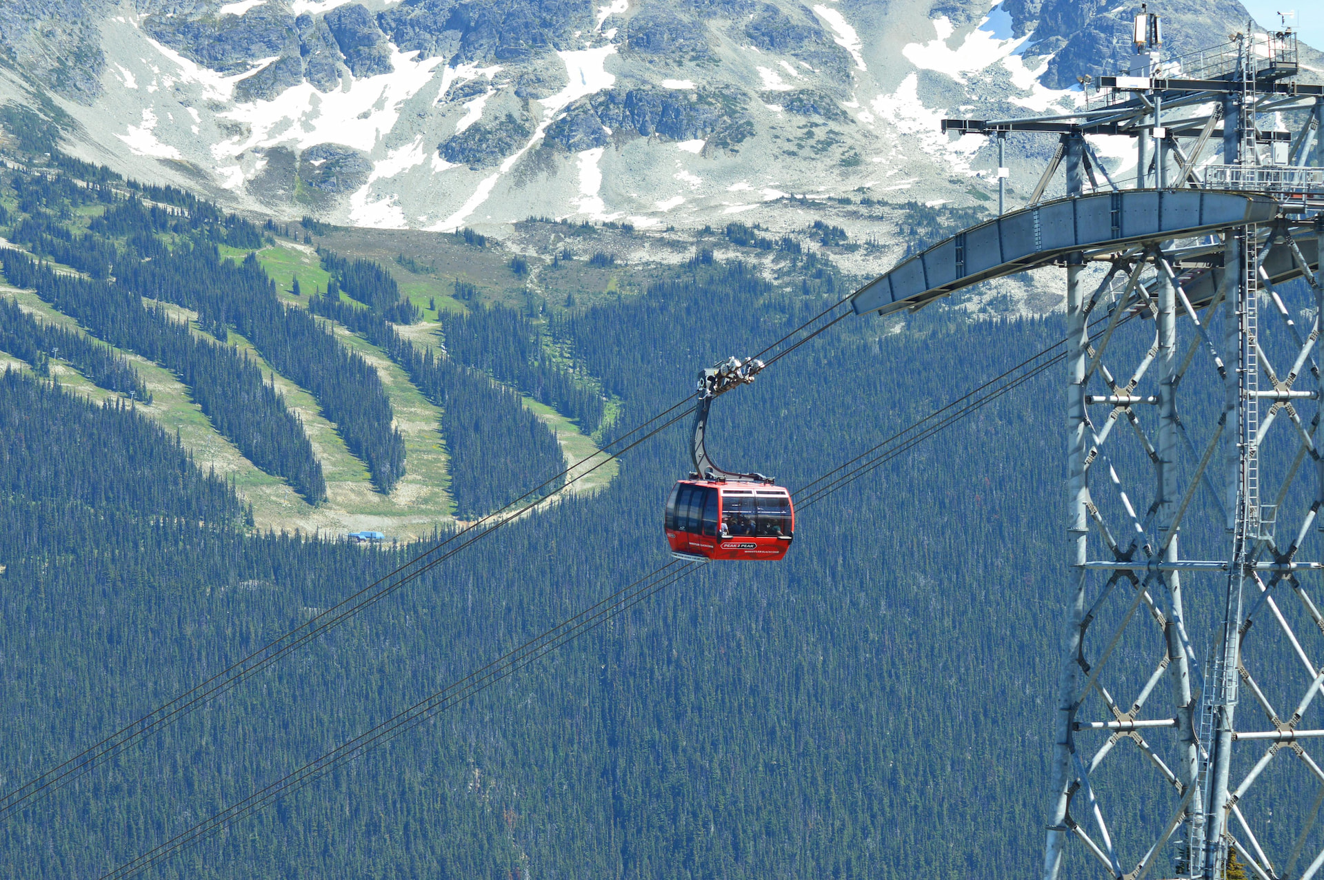 Peak to Peak Gondola Inside