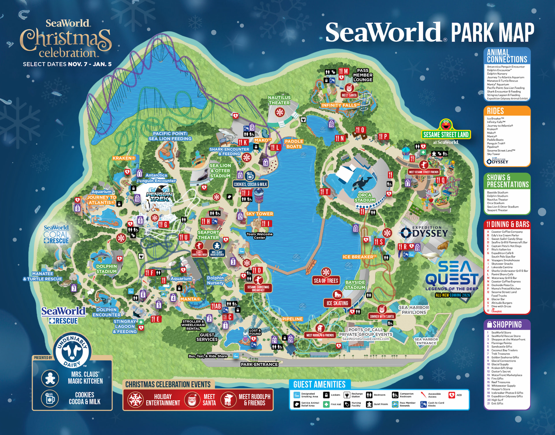 SeaWorld Map