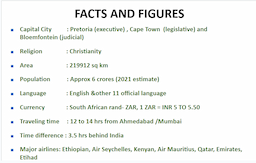 South Africa Facts And Figures