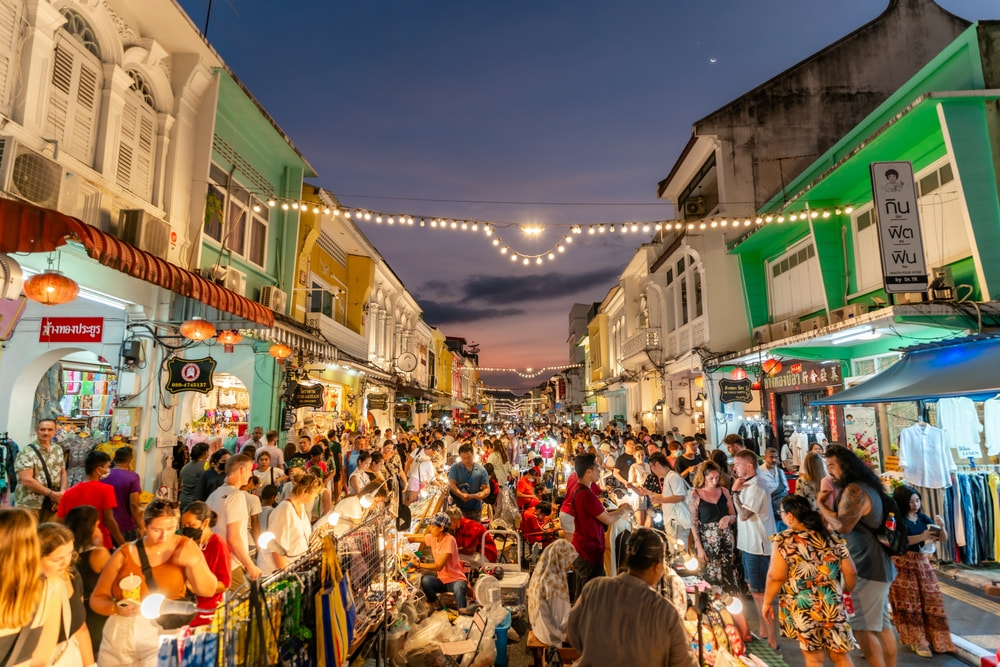 Explore a night market