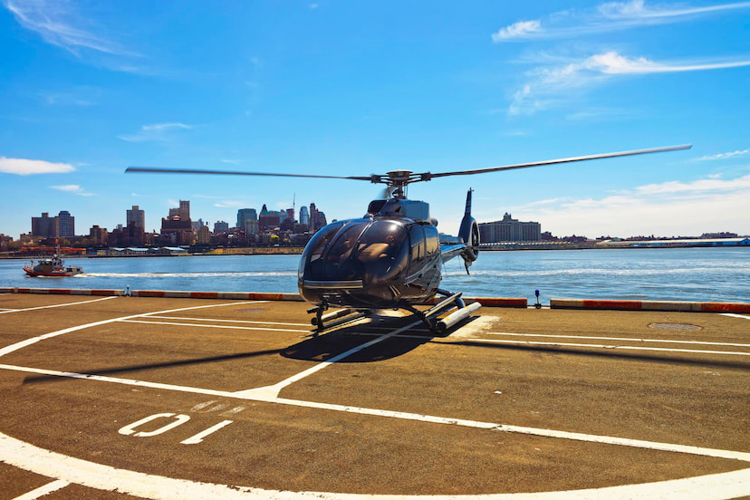 Helicopter ride from Manhattan