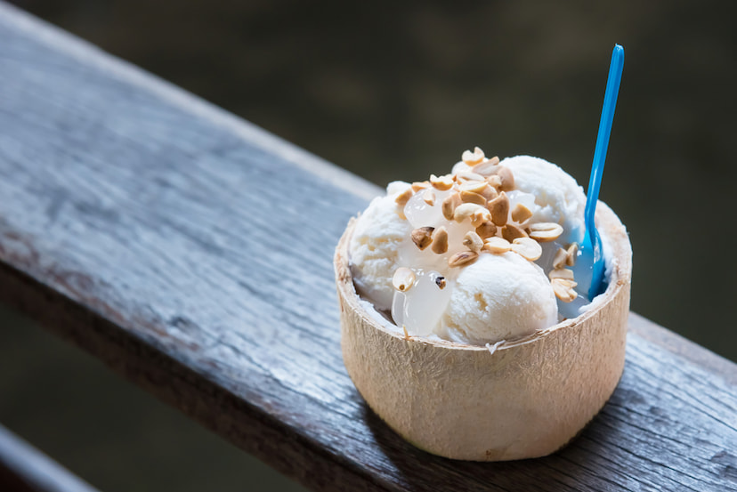 Try Coconut Ice Cream in Chatuchak