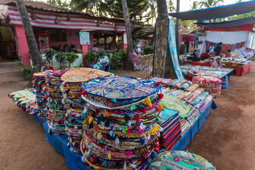 Indulge In Shopping At Anjuna Flea Market