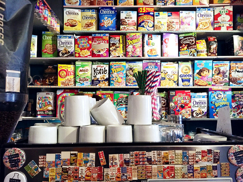 Try one of the 120 types of cereals at cereal killer cafes
