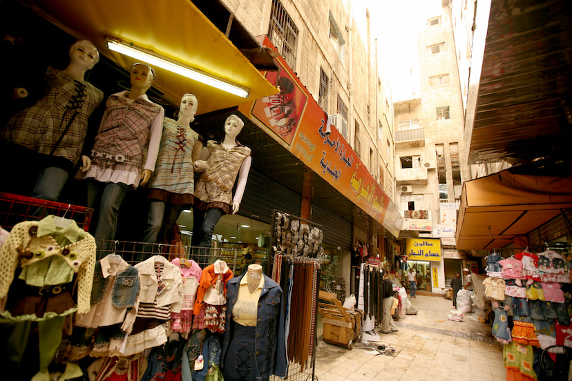 Shop At The Bazaar Of Amman