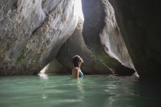 Swim In A Hidden Cave